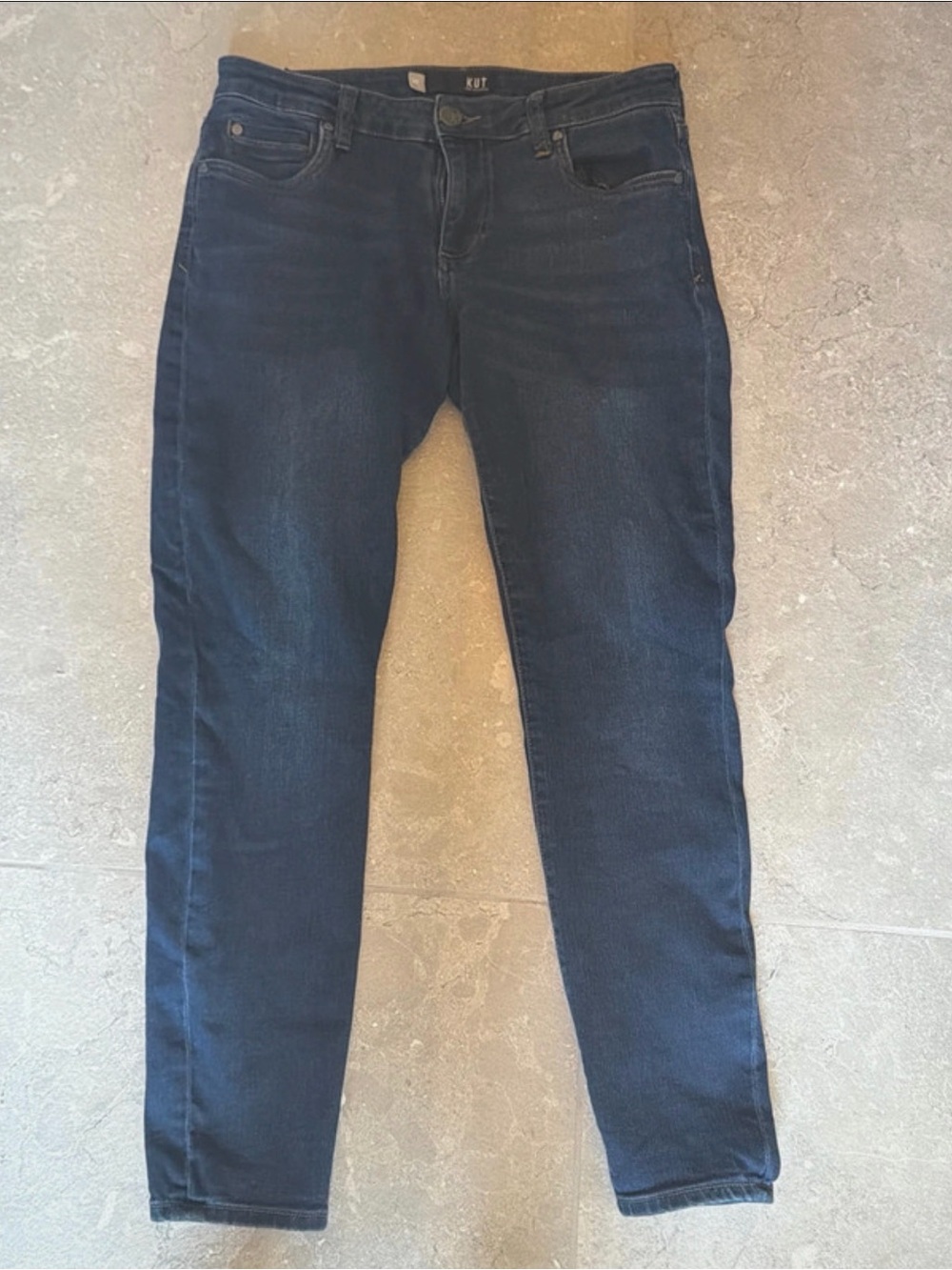 KUT From The Kloth Toothpick Skinny Jeans Size 6 Dark Wash Stretch
